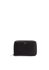 LEATHER ZIP AROUND WALLET