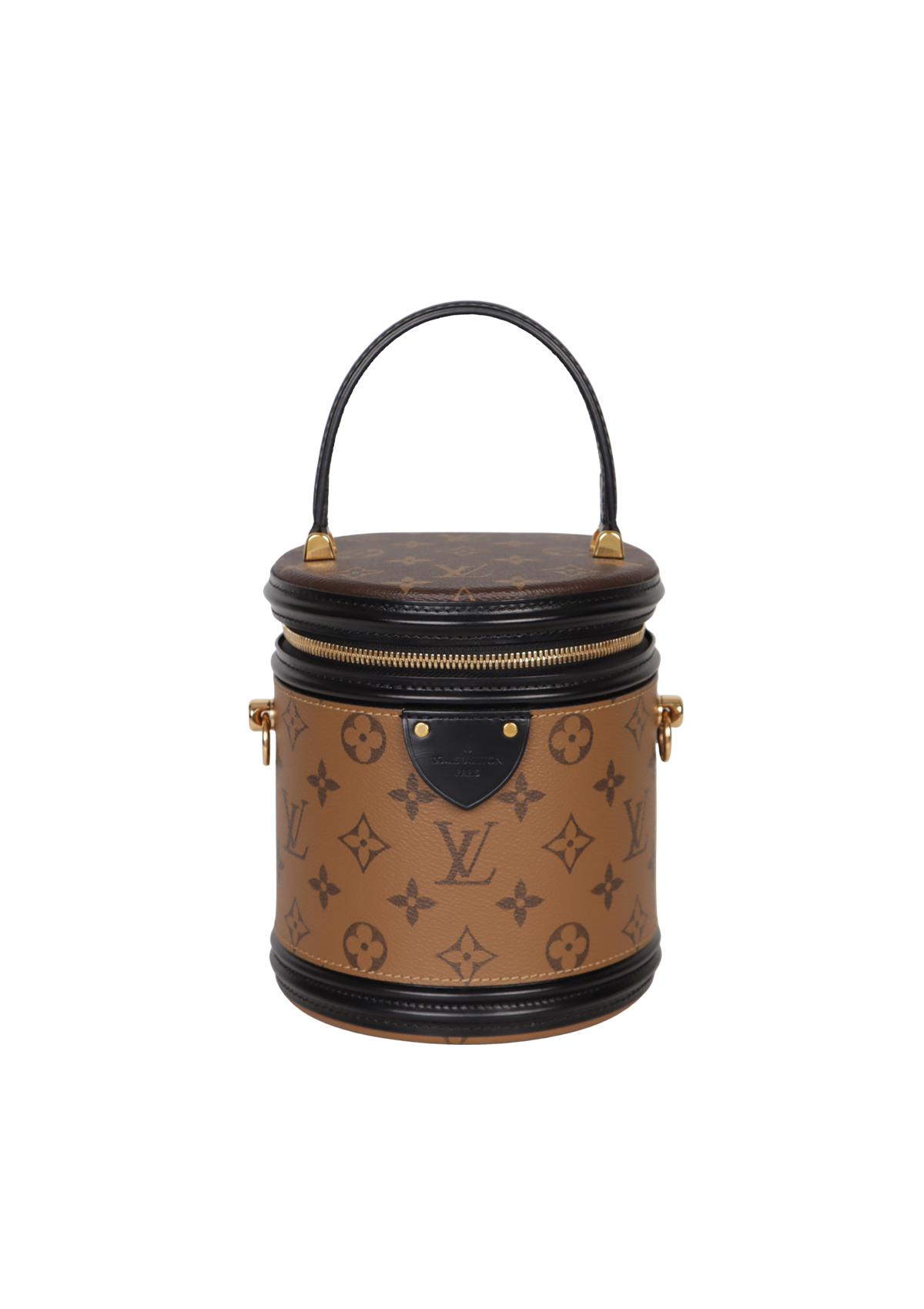 Louis Vuitton Cannes ドラムバッグ BOLSA LOUIS VUITTON MONOGRAM REVERSE CANNES BAG MARROM ORIGINAL