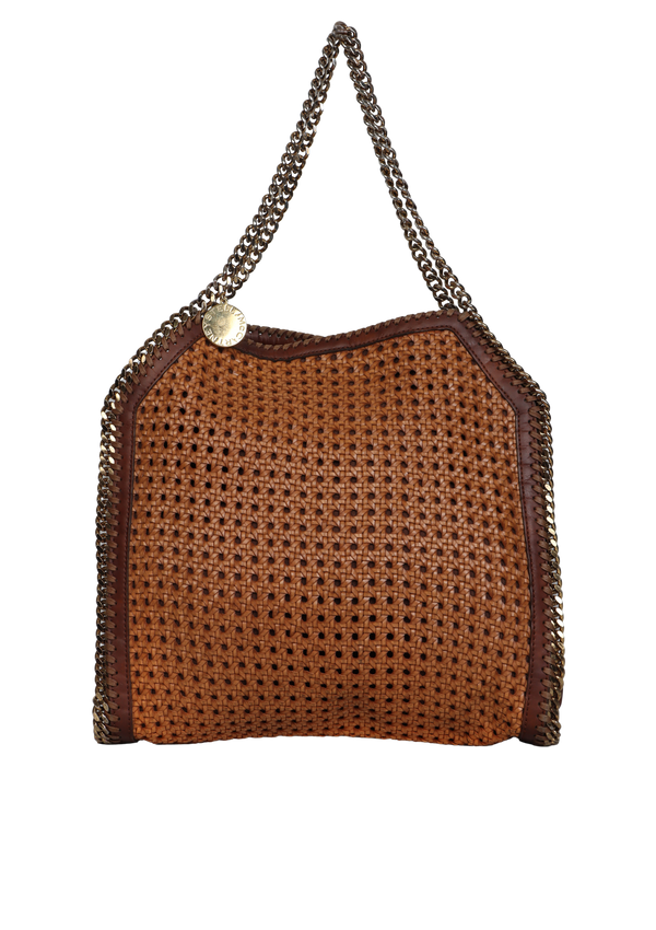 FALABELLA WOVEN RAFFIA TOTE BAG