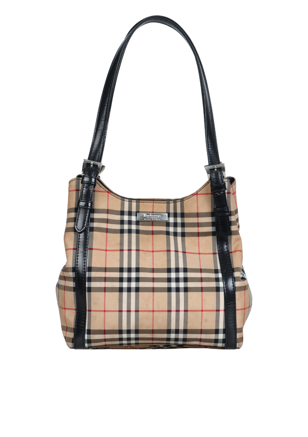 HOUSE CHECK SHOULDER BAG