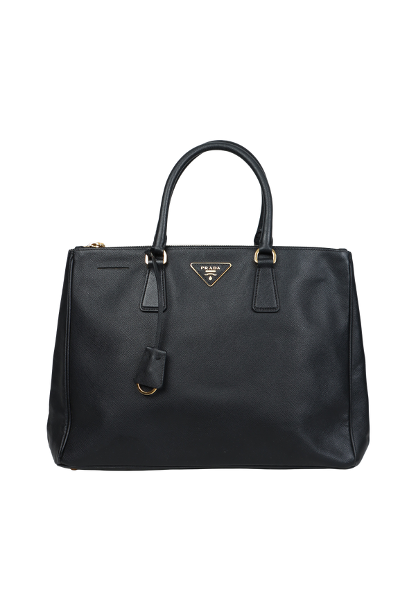 LARGE SAFFIANO LUX DOUBLE ZIP GALLERIA