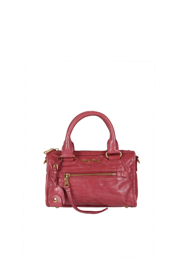 LEATHER HABDLE BAG