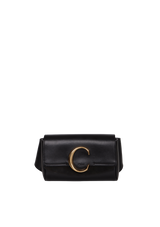 LEATHER C BELT BAG