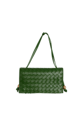 TRIO INTRECCIATO POUCH ON STRAP