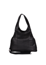 SQUARE QUILT TASSEL HOBO