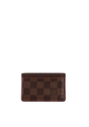 DAMIER ÉBÈNE CARD HOLDER
