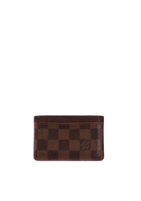 DAMIER ÉBÈNE CARD HOLDER