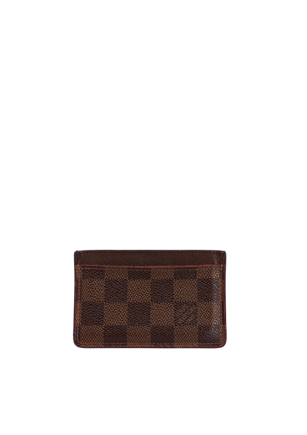 DAMIER ÉBÈNE CARD HOLDER
