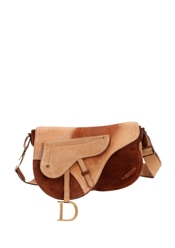 PONY HAIR BAUDRIER SADDLE BAG