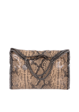ALTER-PYTHON FALABELLA FOLD-OVER TOTE