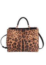 LEOPARD MEDIUM MISS SICILY SHOPPER TOTE