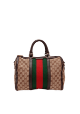 GG CANVAS WEB BOSTON BAG