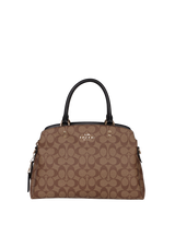 SIGNATURE CANVAS SATCHEL