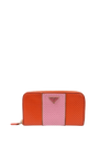 SAFFIANO PERFORATED ZIP AROUND WALLET