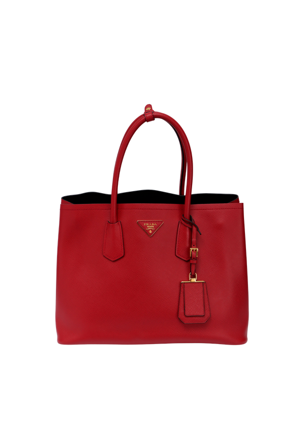 SAFFIANO CUIR DOUBLE TOTE