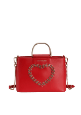 LEATHER HEART BAG