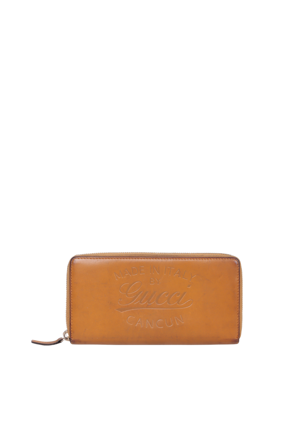 LEATHER ZIPPY WALLET