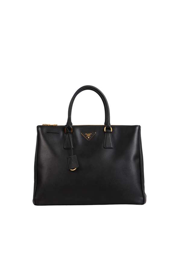 LARGE SAFFIANO LUX DOUBLE ZIP GALLERIA