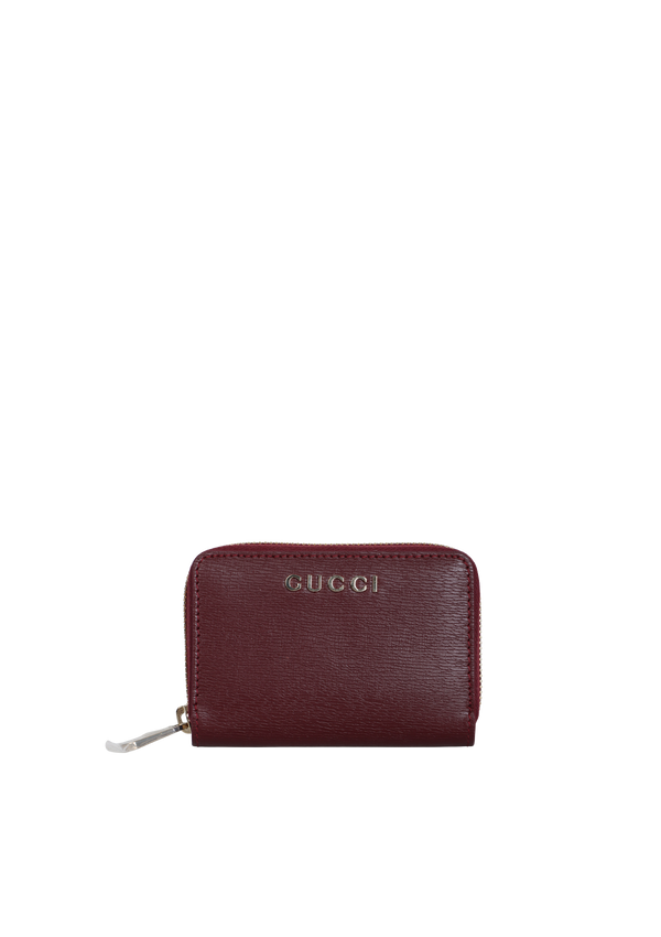 SCRIPT ZIP CARD CASE
