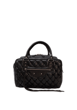 CHEVRE QUILTED SIENNA MM
