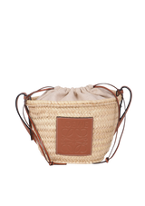 RAFFIA BUCKET BAG