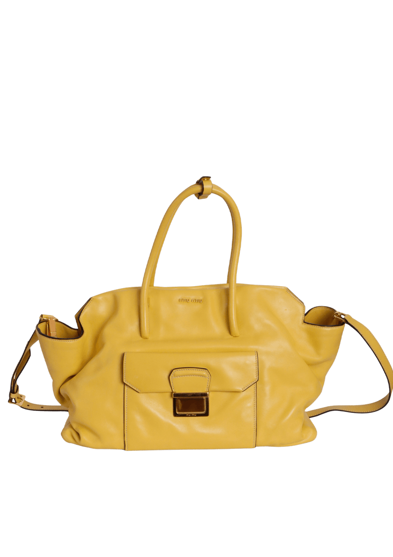 LEATHER SHOULDER BAG