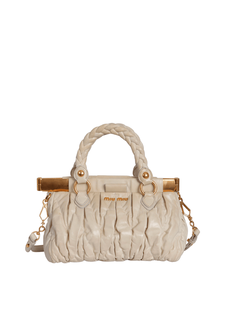 MATELASSE SATCHEL BAG