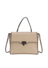 ROCKSTUD TOP HANDLE BAG