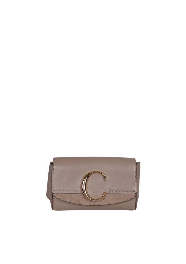 LEATHER C BELT BAG