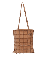 CC CHARM CHAIN FRAME SHOPPING TOTE