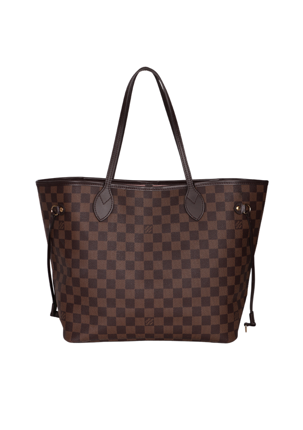 DAMIER ÉBÈNE NEVERFULL MM W/ POUCH