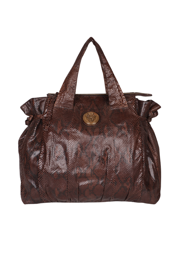 VINTAGE PYTHON HYSTERIA SATCHEL BAG