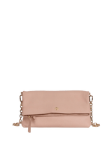 CHAIN-LINK FOLD OVER CROSSBODY BAG