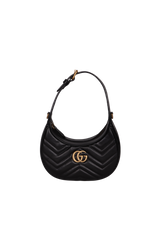 SMALL GG MARMONT HALF-MOON BAG