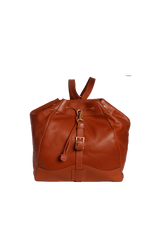 LEATHER DRAWSTRING BACKPACK