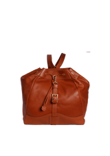 LEATHER DRAWSTRING BACKPACK