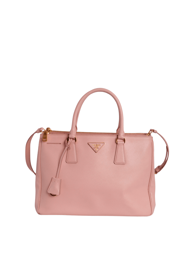 MEDIUM SAFFIANO LUX DOUBLE ZIP GALLERIA