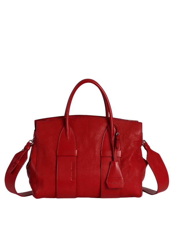 LEATHER SATCHEL BAG