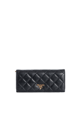 QUILTED LEATHER WALLET