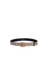 DOUBLE G LOGO BELT REVERSIBLE 85