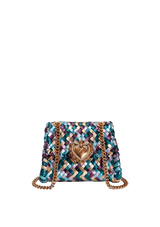 SMALL WOVEN LEATHER DEVOTION BAG