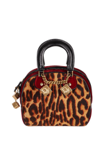 VINTAGE LEOPARD GAMBLER DICE BAG