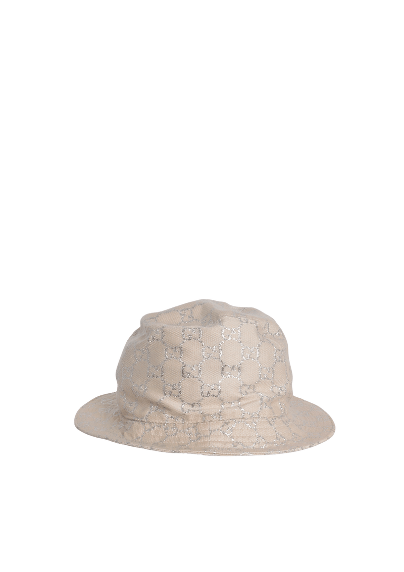 LAMÉ GG CANVAS BUCKET HAT P