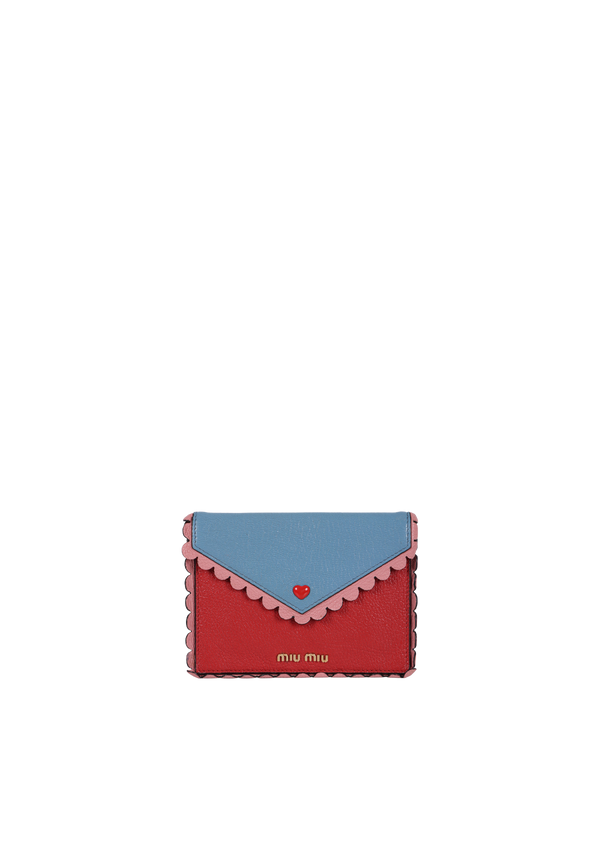 HEART MADRAS POUCH