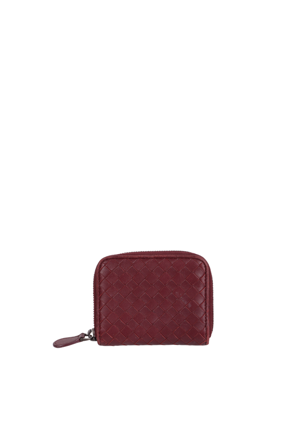 INTRECCIATO ZIP AROUND WALLET