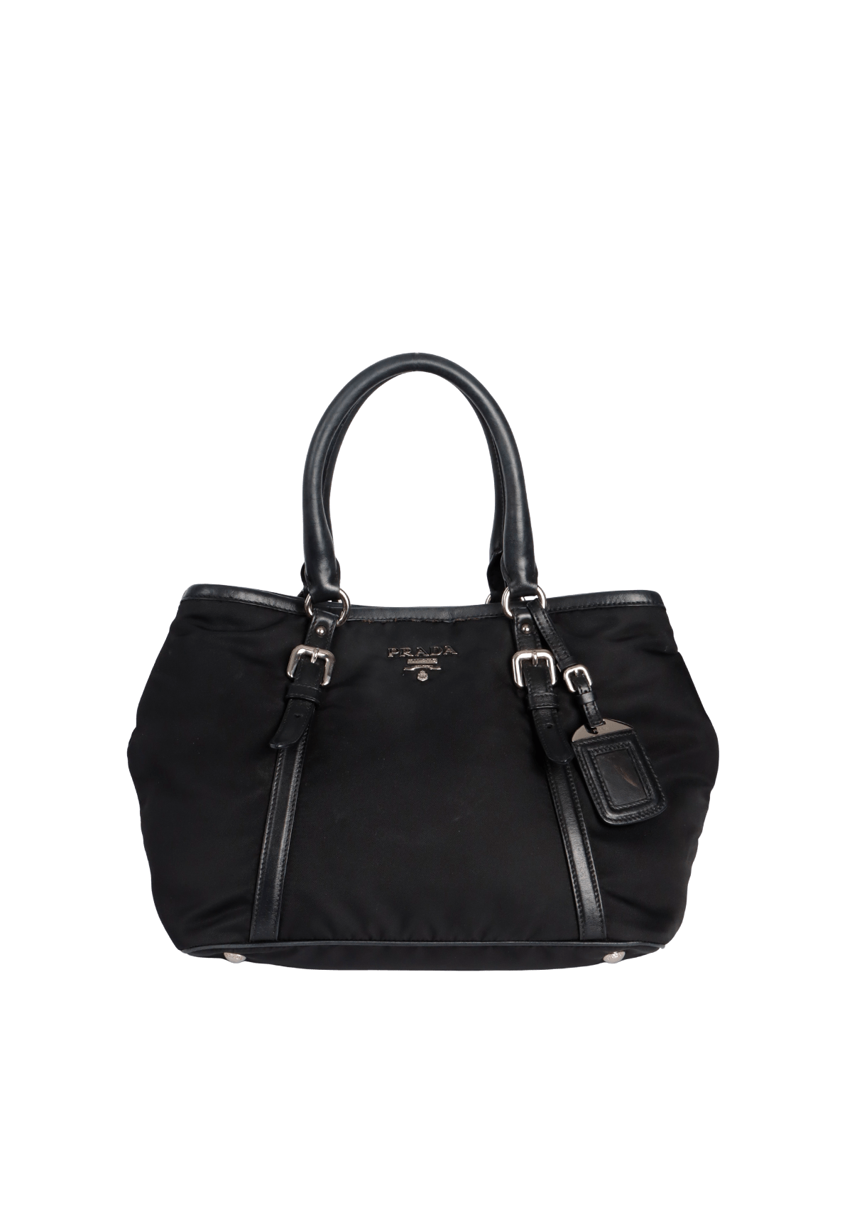 PRADA ブラック ハンドバッグ Borsa in Tessuto PRADA(プラダ) / ハンドバッグ/ナイロン/BLK/B4678/BORSA IN TESSUTO