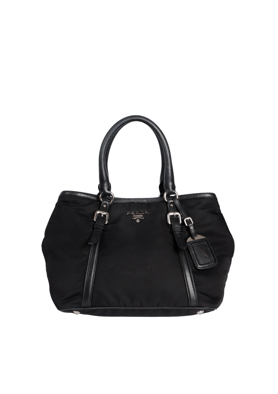 BOLSA PRADA TESSUTO NYLON SOFT CALF TOTE PRETO ORIGINAL – Gringa