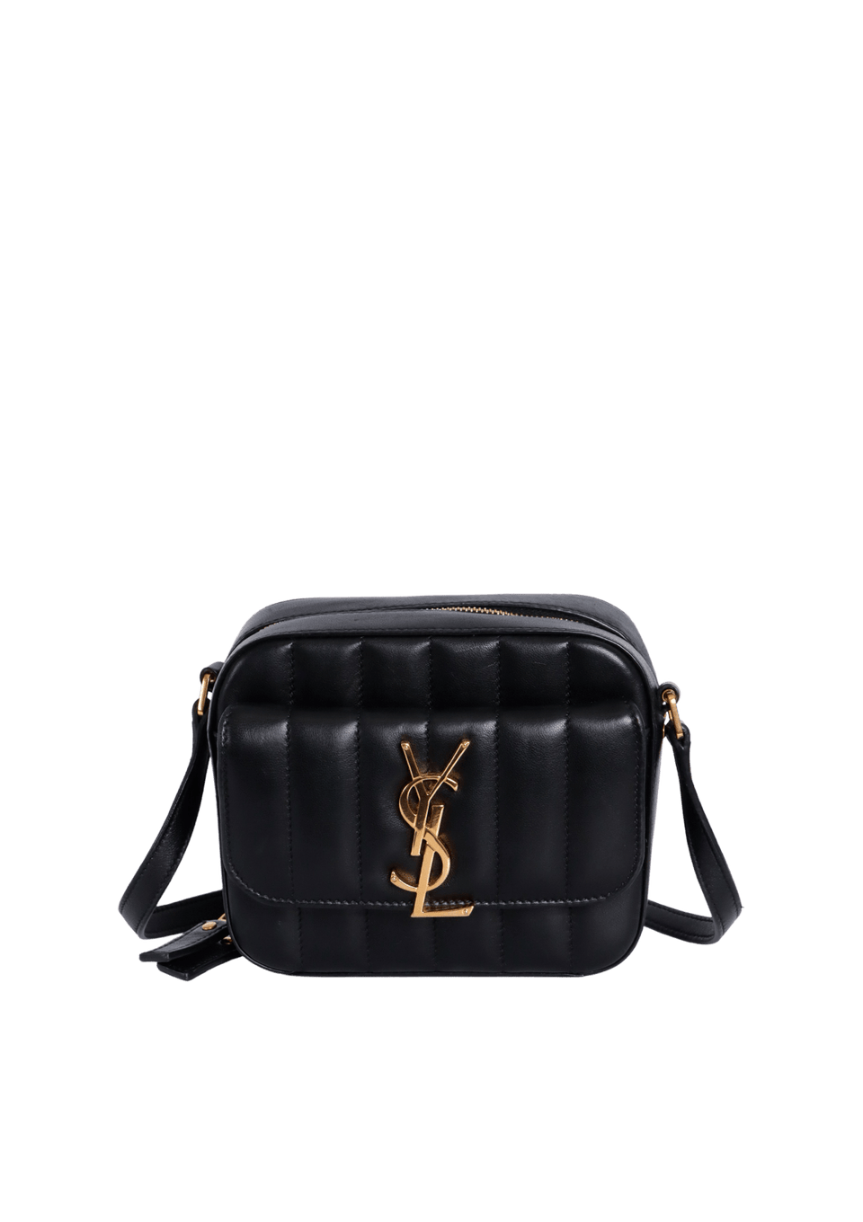 BOLSA SAINT LAURENT VICKY VERTICAL CAMERA BAG PRETO ORIGINAL – Gringa