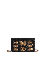 ANIMAL STUDS GG MARMONT CHAIN FLAP BAG