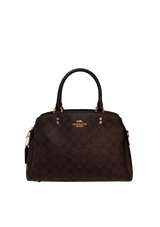 SIGNATURE CANVAS SATCHEL